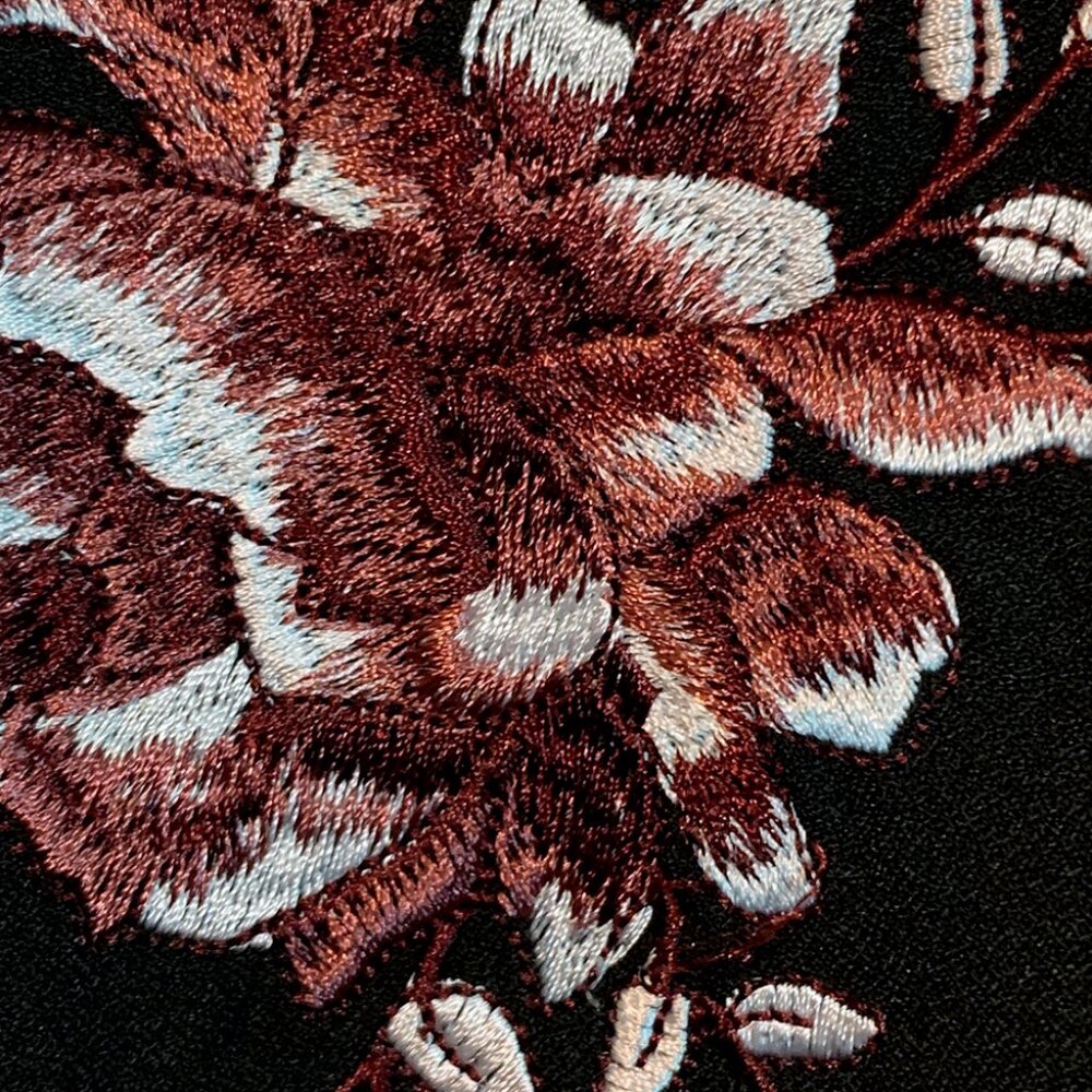 Embroidered Baseball Style Jacket - image 3